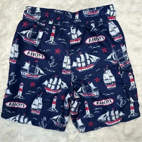 Nautical Kids Swim Set - Red and Blue - Picture 16 of 16